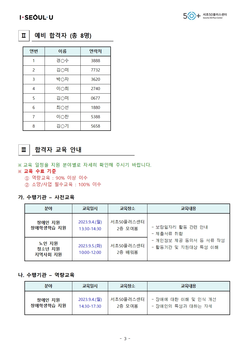 [2023년+서초50%2B+보람일자리]+6차+모집_최종+합격자+공고+(익명)003.jpg